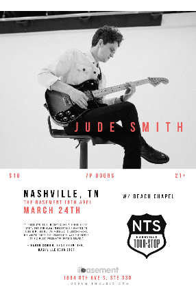 Nashville Tour Stop w/ Jude Smith and Beach Chapel